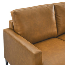 Load image into Gallery viewer, Evermore Right-Facing Vegan Leather Sectional Sofa by Modway

