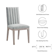 Load image into Gallery viewer, Maisonette French Vintage Tufted Fabric Fabric Dining Side Chair by Modway
