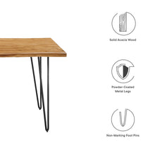 Load image into Gallery viewer, Ardor 60&quot; Live Edge Acacia Wood Acacia Wood Dining Table by Modway
