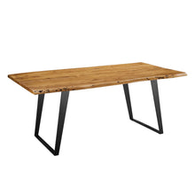Load image into Gallery viewer, Viggo 74&quot; Live Edge Acacia Wood Dining Table by Modway
