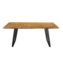 Load image into Gallery viewer, Viggo 74&quot; Live Edge Acacia Wood Dining Table by Modway
