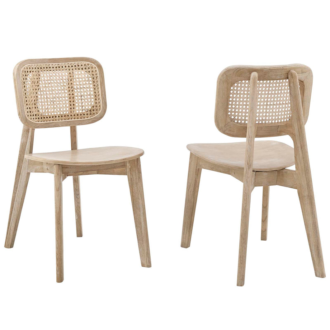 Habitat Wood Dining Side Chair Set of 2 by Modway