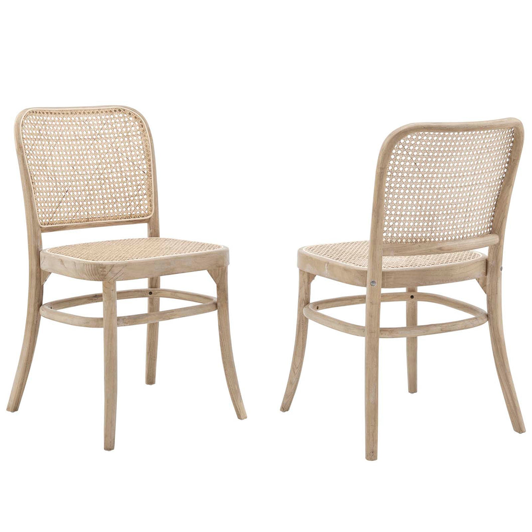 Winona Wood Dining Side Chair Set of 2 by Modway
