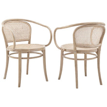 Load image into Gallery viewer, Oliana Wood Dining Armchair Set of 2 by Modway
