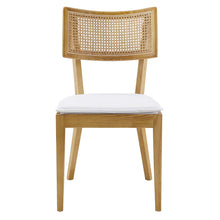 Load image into Gallery viewer, Caledonia Fabric Upholstered Wood Dining Chair Set of 2 by Modway

