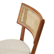 Load image into Gallery viewer, Caledonia Fabric Upholstered Wood Dining Chair Set of 2 by Modway
