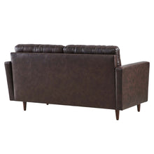 Load image into Gallery viewer, Exalt Tufted Leather Loveseat by Modway
