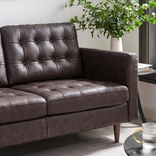 Load image into Gallery viewer, Exalt Tufted Leather Loveseat by Modway
