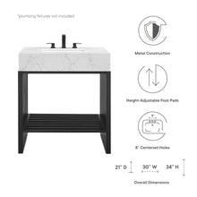Load image into Gallery viewer, Gridiron 30&quot; Bathroom Vanity by Modway
