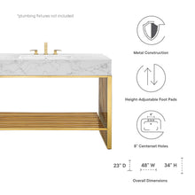 Load image into Gallery viewer, Gridiron 48&quot; Bathroom Vanity by Modway

