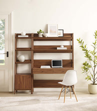 Load image into Gallery viewer, Bixby 2-Piece Wood Office Desk and Bookshelf by Modway
