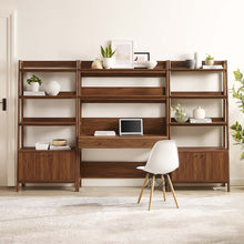 Load image into Gallery viewer, Bixby 3-Piece Wood Office Desk and Bookshelf by Modway
