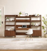 Load image into Gallery viewer, Bixby 3-Piece Wood Office Desk and Bookshelf by Modway
