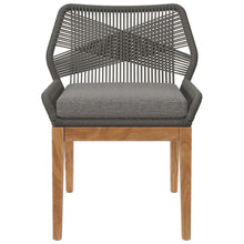 Load image into Gallery viewer, Wellspring 5-Piece Outdoor Patio Teak Wood Dining Set by Modway
