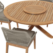 Load image into Gallery viewer, Wellspring 5-Piece Outdoor Patio Teak Wood Dining Set by Modway
