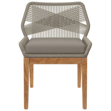 Load image into Gallery viewer, Wellspring 5-Piece Outdoor Patio Teak Wood Dining Set by Modway

