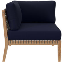 Load image into Gallery viewer, Clearwater Outdoor Patio Teak Wood Loveseat by Modway
