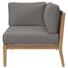 Load image into Gallery viewer, Clearwater Outdoor Patio Teak Wood Sofa by Modway
