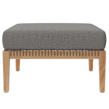Load image into Gallery viewer, Clearwater 6-Piece Outdoor Patio Teak Wood Sectional Sofa by Modway

