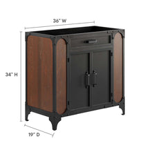 Load image into Gallery viewer, Steamforge 36&quot; Bathroom Vanity Cabinet (Sink Basin Not Included) by Modway
