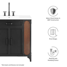 Load image into Gallery viewer, Steamforge 36&quot; Bathroom Vanity Cabinet (Sink Basin Not Included) by Modway
