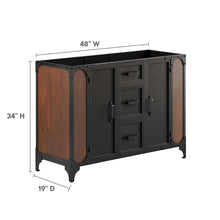Load image into Gallery viewer, Steamforge 48&quot; Bathroom Vanity Cabinet (Sink Basin Not Included) by Modway

