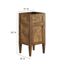 Load image into Gallery viewer, Elysian 18&quot; Wood Bathroom Vanity Cabinet (Sink Basin Not Included) by Modway
