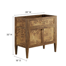 Load image into Gallery viewer, Elysian 36&quot; Wood Bathroom Vanity Cabinet (Sink Basin Not Included) by Modway
