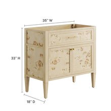Load image into Gallery viewer, Elysian 36&quot; Wood Bathroom Vanity Cabinet (Sink Basin Not Included) by Modway
