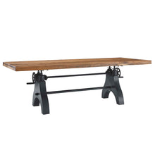 Load image into Gallery viewer, Genuine 96&quot; Crank Adjustable Height Dining and Conference Table
