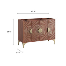 Load image into Gallery viewer, Daylight 48&quot; Single Sink Compatible (Not Included) Bathroom Vanity Cabinet by Modway
