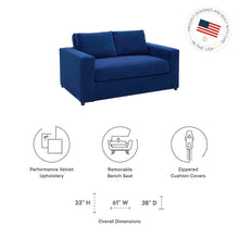 Load image into Gallery viewer, Avendale Velvet Loveseat by Modway
