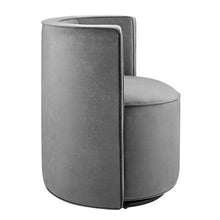 Load image into Gallery viewer, Della Performance Velvet Fabric Swivel Chair by Modway
