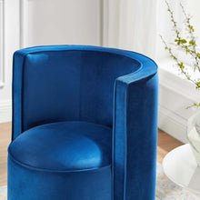 Load image into Gallery viewer, Della Performance Velvet Fabric Swivel Chair by Modway
