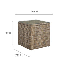Load image into Gallery viewer, Convene Outdoor Patio Side Table by Modway
