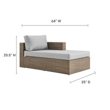 Load image into Gallery viewer, Convene Outdoor Patio Right-Arm Chaise by Modway
