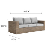 Load image into Gallery viewer, Convene Outdoor Patio Sofa by Modway
