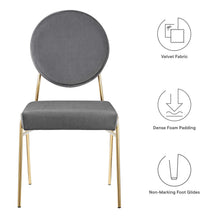 Load image into Gallery viewer, Craft Performance Velvet Dining Side Chair by Modway
