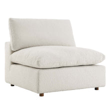 Load image into Gallery viewer, Commix Down Filled Overstuffed Boucle Fabric Armless Chair by Modway
