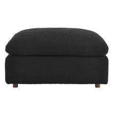 Load image into Gallery viewer, Commix Down Filled Overstuffed Boucle Fabric Ottoman by Modway
