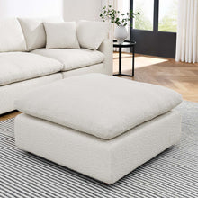Load image into Gallery viewer, Commix Down Filled Overstuffed Boucle Fabric Ottoman by Modway
