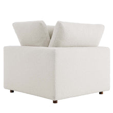 Load image into Gallery viewer, Commix Down Filled Overstuffed Boucle Fabric Corner Chair by Modway
