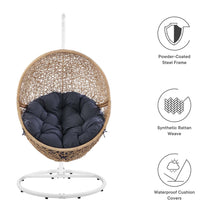 Load image into Gallery viewer, Encase Outdoor Patio Rattan Swing Chair by Modway
