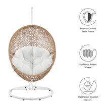 Load image into Gallery viewer, Encase Outdoor Patio Rattan Swing Chair by Modway
