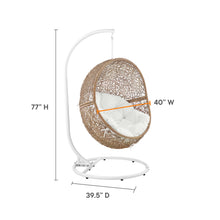 Load image into Gallery viewer, Encase Outdoor Patio Rattan Swing Chair by Modway
