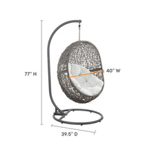 Load image into Gallery viewer, Encase Outdoor Patio Rattan Swing Chair by Modway
