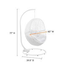 Load image into Gallery viewer, Encase Outdoor Patio Rattan Swing Chair by Modway
