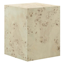 Load image into Gallery viewer, Cosmos 16&quot; Square Burl Wood Side Table by Modway
