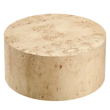 Load image into Gallery viewer, Cosmos 35&quot; Round Burl Wood Coffee Table by Modway
