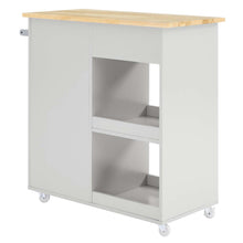Load image into Gallery viewer, Culinary Kitchen Cart With Towel Bar by Modway
